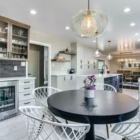 Transitional Kitchen Design with 3 Finishes Bethesda, MD