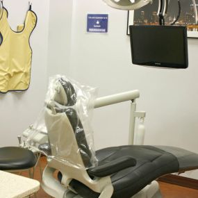 The interior of Bright Smiles Dental.