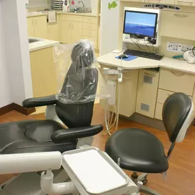 The interior of Bright Smiles Dental.