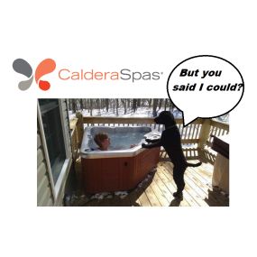 Proud to sell Caldera Spas!