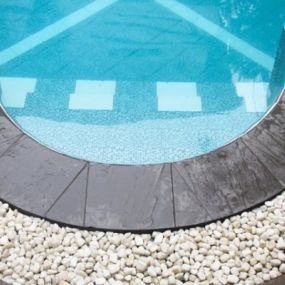 Types of concrete pool coping, Learn more: https://skovishpools.com/types-of-concrete-pool-coping/