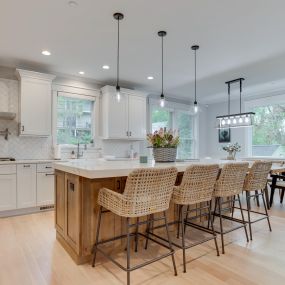 Coastal Transitional Kitchen and Multi-Room Design Annapolis, MD