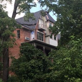 Recent roofing work done on a beautiful historical home in Eureka Springs, AK