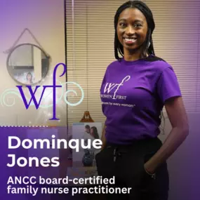 Dominique Jones
FNP-BC, an ANCC board-certified family nurse practitioner
Dominique Jones, FNP-BC, an ANCC board-certified family nurse practitioner. She graduated from the University of Louisiana at Lafayette with a Bachelor of Science in Nursing in 2009 and earned her Master of Science in the Family Nurse Practitioner program in 2019. Dominique has an extensive work history that includes experience in labor and delivery, pediatrics, public health, primary care, and obstetrics/gynecology. Women