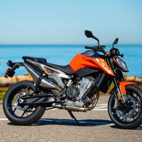 We have a wide variety of motorcycles at Moon Motorsports. One of them is our KTM 390 Duke. Feel free to check it out today!