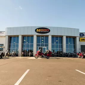 At Moon Motorsports, our dealership is one to visit! We have a wide variety of ATV's, Motorcycles, Utility Vehicles, Snowmobiles, Cargo Trailers, and more!