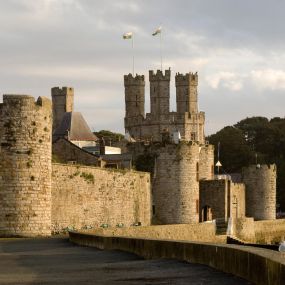 Caernarfon Castle view