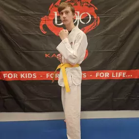 Congratulations on your gold belt Gavyn, keep up the good work. Who will earn their gold belt next?