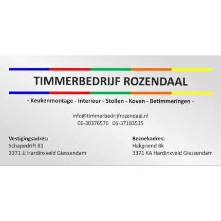 Logotipo de Timmerbedrijf Rozendaal