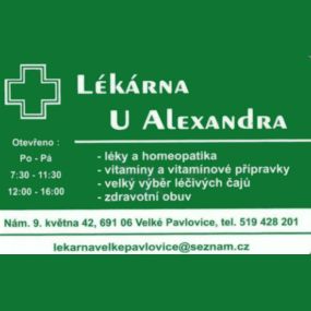 Lékárna U Alexandra Velké Pavlovice