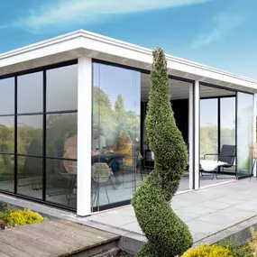 tuinkamers met glazen wand