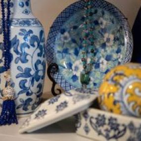 We offer an eclectic mix of  home decor, gifts, & accessories.