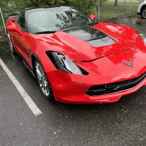 Before Repairs 2017 Chev Corvette Stingray