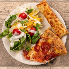 Did you know that Pizza Ranch had a fresh salad bar? Build your own masterpiece and add on a few more of your Pizza Ranch favorites.