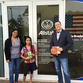 Supporting local Girl Scouts