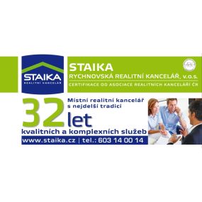 STAIKA realitní kancelář - poradenská činnost v oblasti nemovitostí