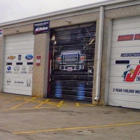 Our shop is unique! Even our doors are all about automotive and truck repairs.