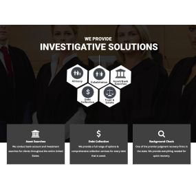 We provide investigative solutions!