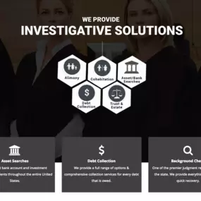 We provide investigative solutions!