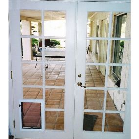 We are an Authorized Dealer of 
HALE PET DOORS in Styles and Sizes to 
fit your needs