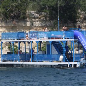 Spend a day on a pontoon boat or party barge. Just For Fun created the original party barge, fitting up to 50 people for the best parties on the lake.