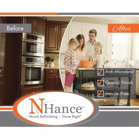 We can change the look of your kitchen without replacing your cabinets. N-Hance renews the look of your cabinets!