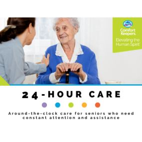 Around-the-clock care for seniors needing assistance morning, day, and night.