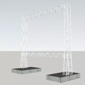 Ontwerp vrijstaand trussframe