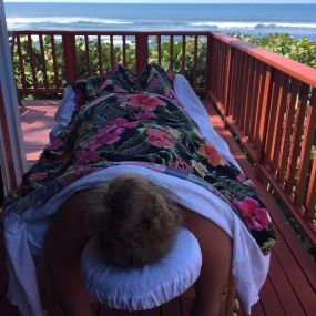 Enjoy massage with the sounds of Ocean waves in the background