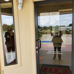 TDECU Yoakum exterior front door