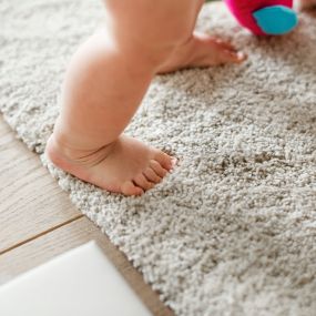 Get a carpet cleaning so your baby has a clean place to walk and play in Tipton Indiana.