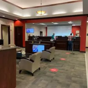 TDECU Pearland Interior Lobby