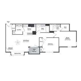 Professional Suite Apartment Floor Plan