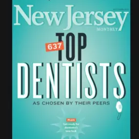 NJ Monthly Dr. Paul Feldman voted NJ Top Dentists 2012 through 2021 and still going strong