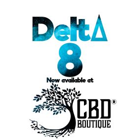 DELTA-8 THC Products are now available at CBD Boutique. See what all the BUZZ is about! Visit us today to find the highest quality Delta-8 products at the best prices. Choose from tinctures, vape cartridges and concentrates, with more variety coming soon.