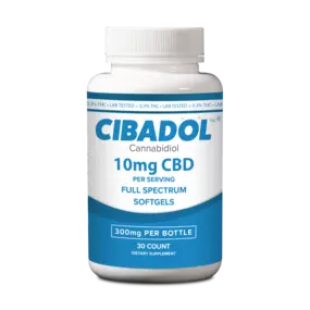 Each bottle contains 300mg of pure CBD. 10mg per pill

Suggested Use: Recommended Dosage: 1 capsule daily.

Ingredients: Fractionated Coconut Oil (MCT Medium Chain Triglycerides), Non-GMO Sunflower Lecithin, Full-Spectrum Hemp Oil, Gelatin (Gelatin Capsules).