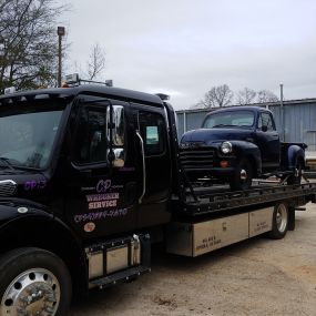 C. P. Wrecker Service is a 24-hour towing facility. We are a young company, but rooted in experience and a sense of duty. Our specialty is onsite accident recovery and roadside assistance. From accident towing and recovery to providing relief from roadside mishaps, you can depend on us. We are located in Auburn, AL. We serve all the Auburn and Opelika areas with pride. This is our community, and we are committed to serving it. This powerful fleet is capable of towing vehicles of all sizes and ki