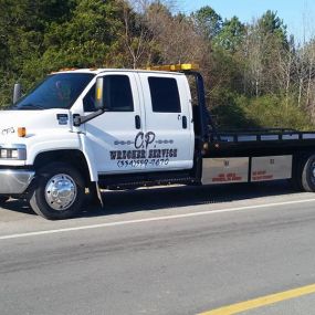 C. P. Wrecker Service is a 24-hour towing facility. We are a young company, but rooted in experience and a sense of duty. Our specialty is onsite accident recovery and roadside assistance. From accident towing and recovery to providing relief from roadside mishaps, you can depend on us. We are located in Auburn, AL. We serve all the Auburn and Opelika areas with pride. This is our community, and we are committed to serving it. This powerful fleet is capable of towing vehicles of all sizes and ki