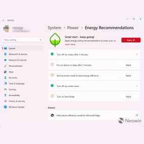 Save on Electric Bills and Conserve Energy Using the Recent Windows 11 Updates.