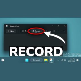 Windows Snipping Tools Can Now Record Video