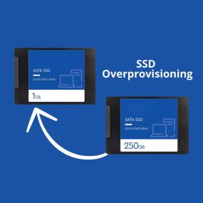 “Overprovisioned” SSD Drives = Speed & Durability