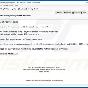 A new ransomware scam uses bogus subscriptions to trick you.