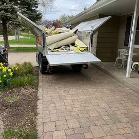 Discarding Water Damaged Carpet