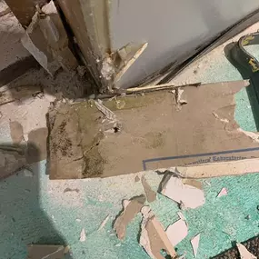 Removing drywall for Minneapolis Water Damage