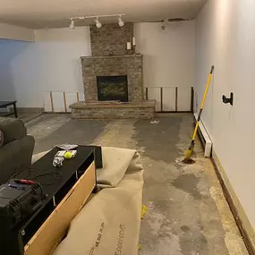 Basement Water Damage Restoration.