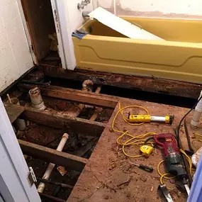 Bathroom Water Damage Restoration Minneapolis.