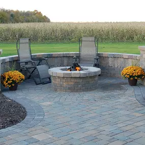 At Greenscape Companies, we offer construction and installation for all types of fire pits and fireplaces, including: patio, gas insert, wood-burning, raised, and our door fire pits. To learn more about our fire pit installation service, visit our website today!