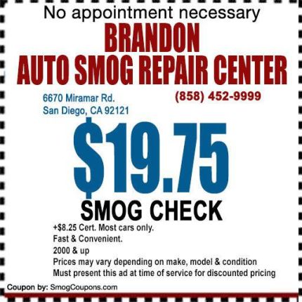 Logo from Brandon Auto Smog Repair Center