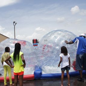 Zorb Inflatable Giant Ball rentals in Houston, TX & surrounding suburbs