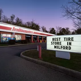 Tire Discounters Milford | Tires, Wheels, Services, Fluids, & more